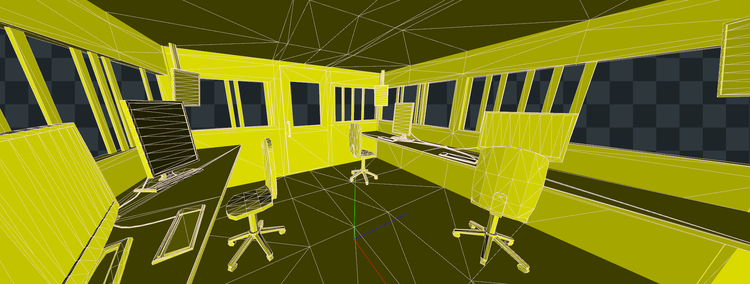 The parking booth mesh