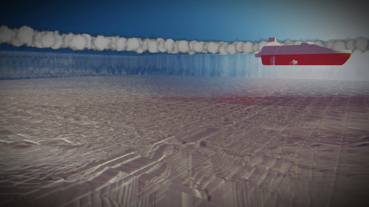 A screenshot from my test scene, showing broken graphics.